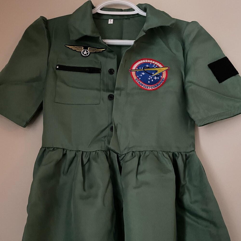 Pilot-Style Costume Dress - Picture 3 of 9